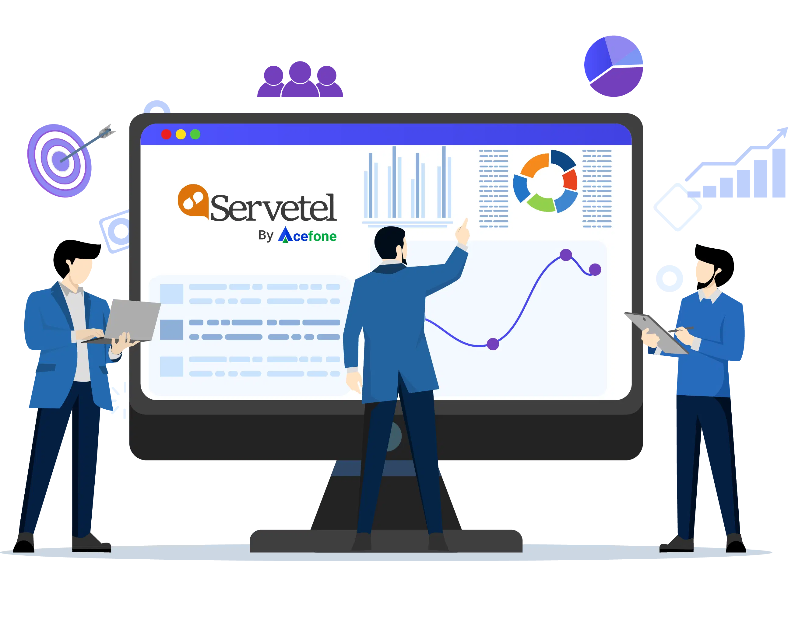 Click To Call (Servetel) sales features