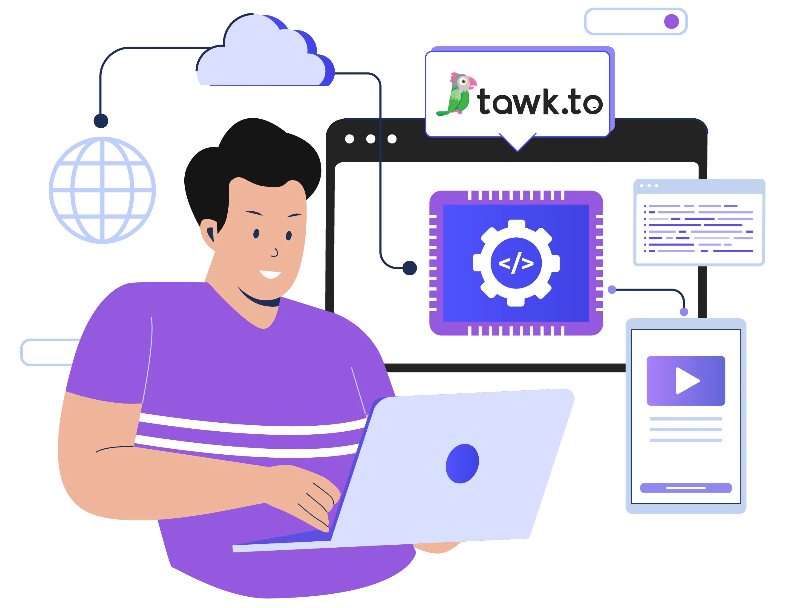 Tawk.to marketing features