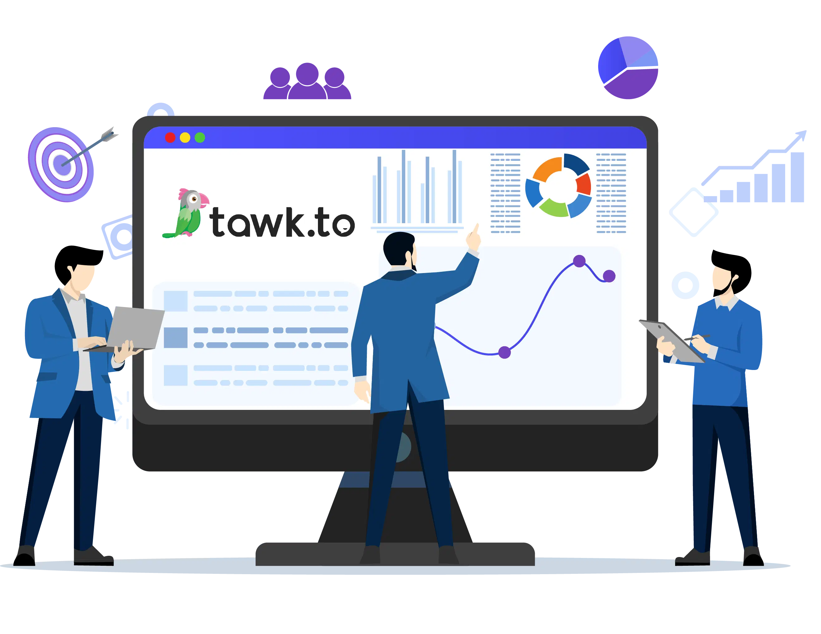 Tawk.to sales features