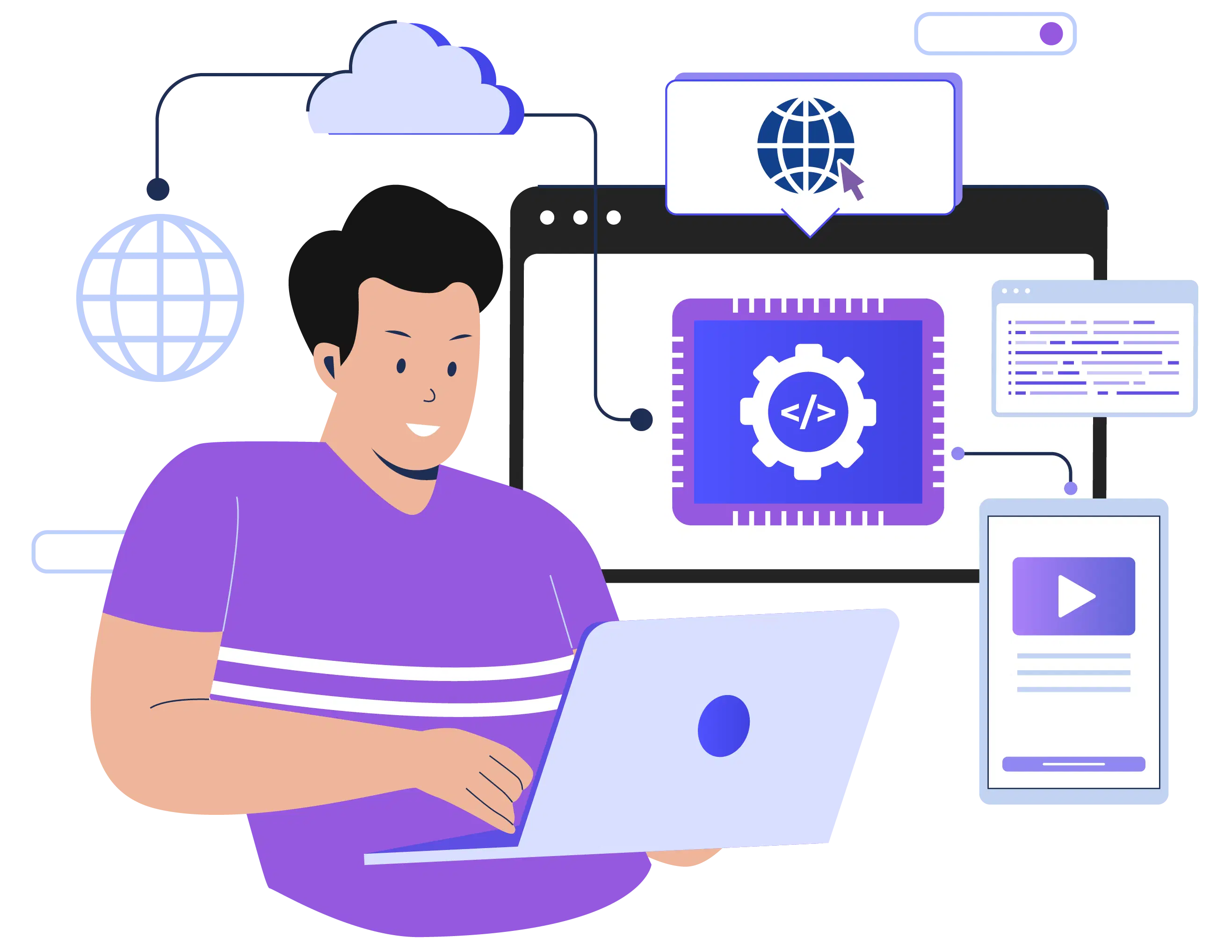 Website marketing features